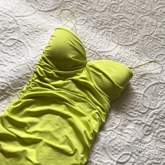OH POLLY Scrunched Lime Dress 🍋 - Picture 4 of 6